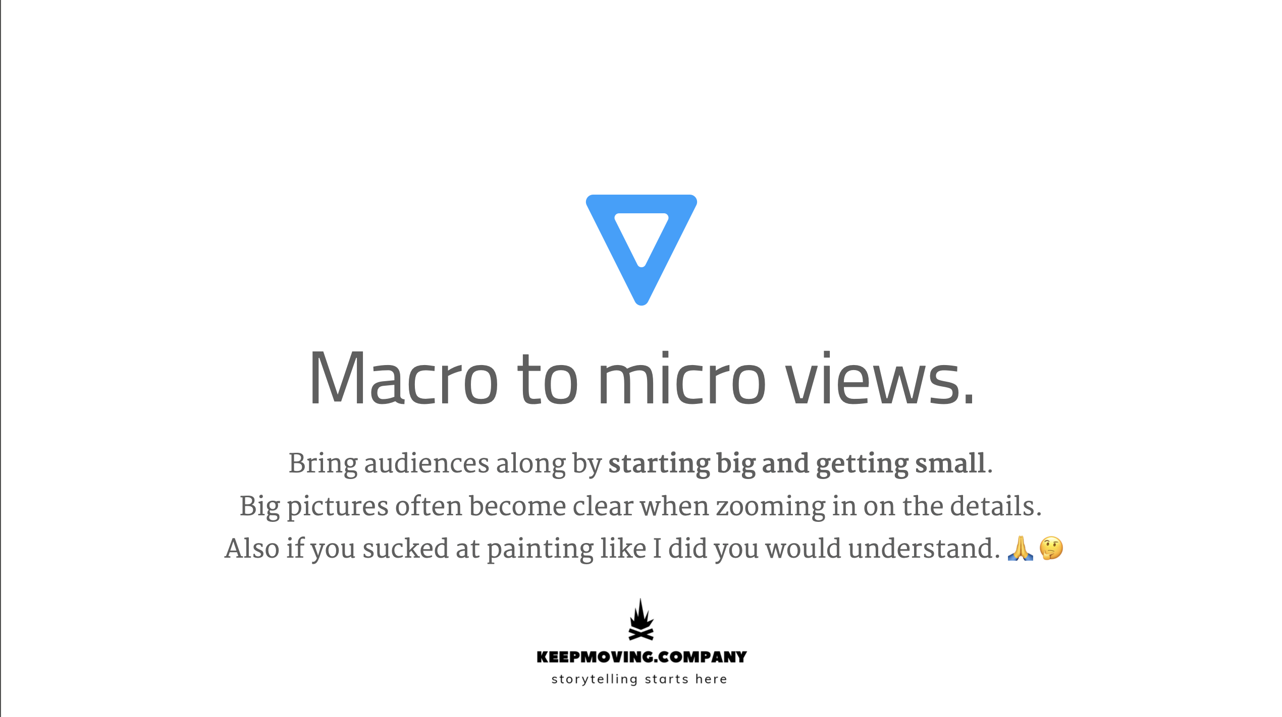Macro to micro views