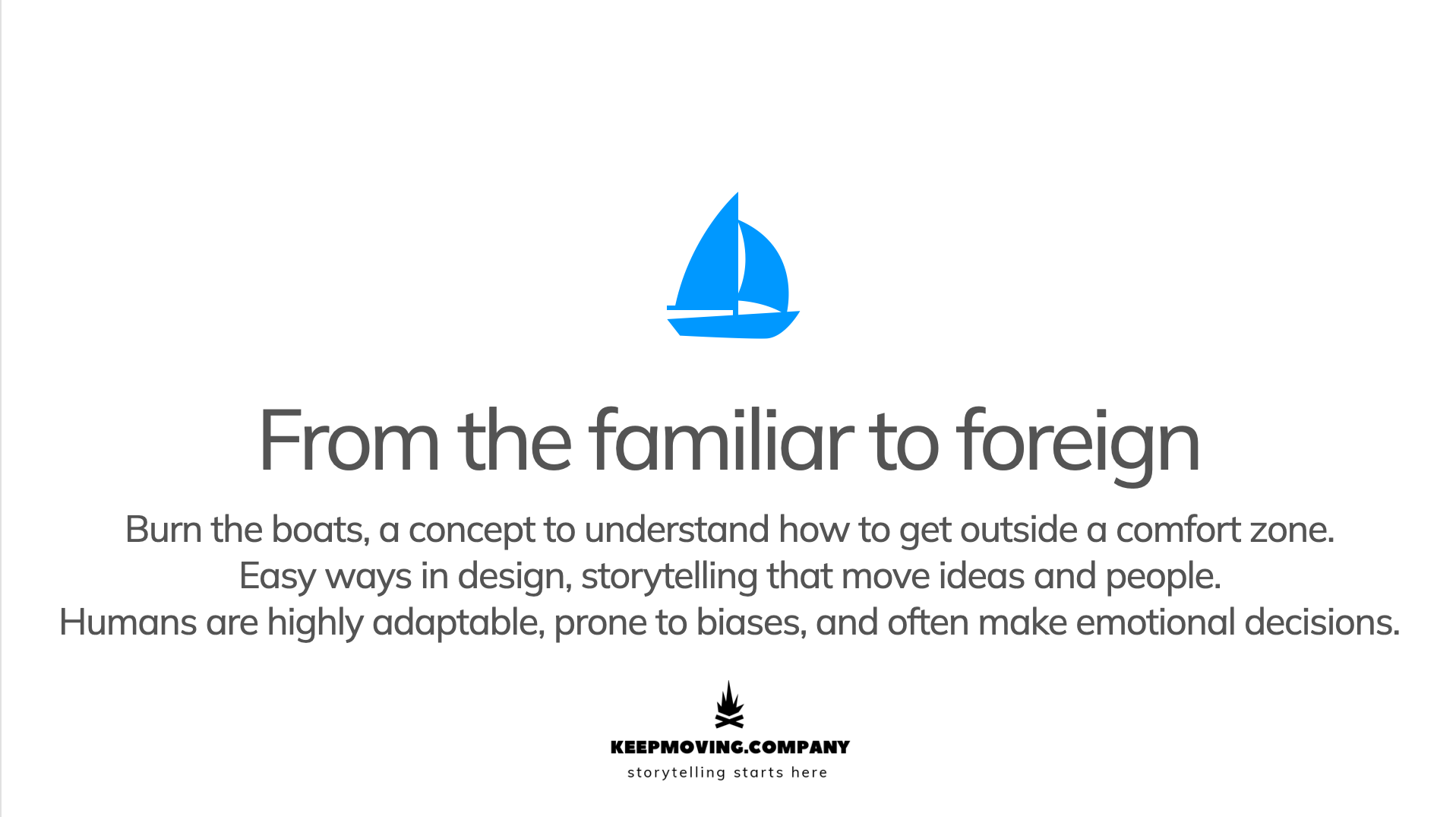 From Familiar to Foreign